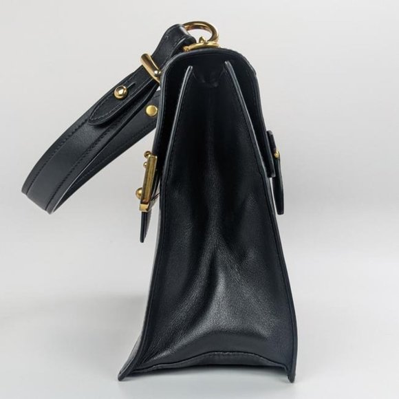 SOLD Prada Cahier Black Leather Shoulder Bag - Picture 6 of 8